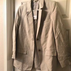 Everlane oversized linen blazer